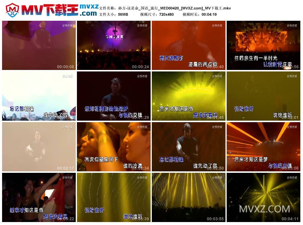 孙方-这是命_国语_流行_MED00420